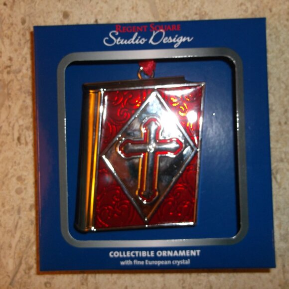 Christian Gift Set: Cross Stand + Pendants + Proverbs Book + Ornament (NWT) - Picture 8 of 9